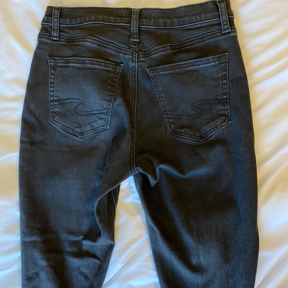High waist Silver Jeans black size 26 - Picture 4 of 5